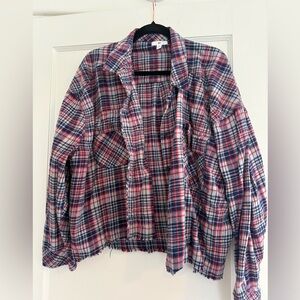 BP Red and Blue Plaid Shirt